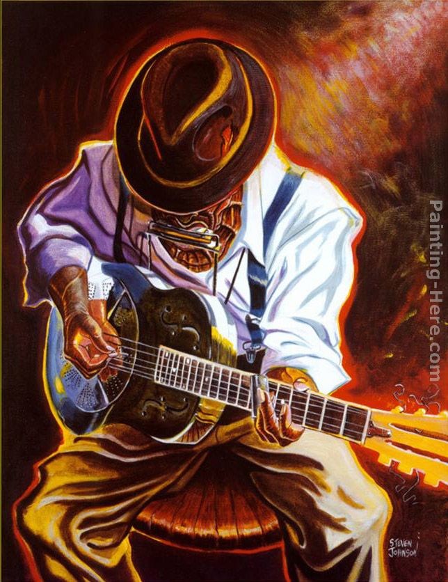 Steven Johnson Strummin' Blues